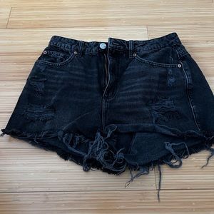 Garage denim festival shorts